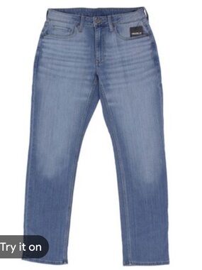 TRUE CLASSIC Light Blue Men’s Jeans - Classic Straight Fit 34x34